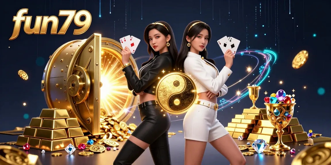 Experience thrilling wins at fun79 with vibrant playing cards and dazzling casino treasures.