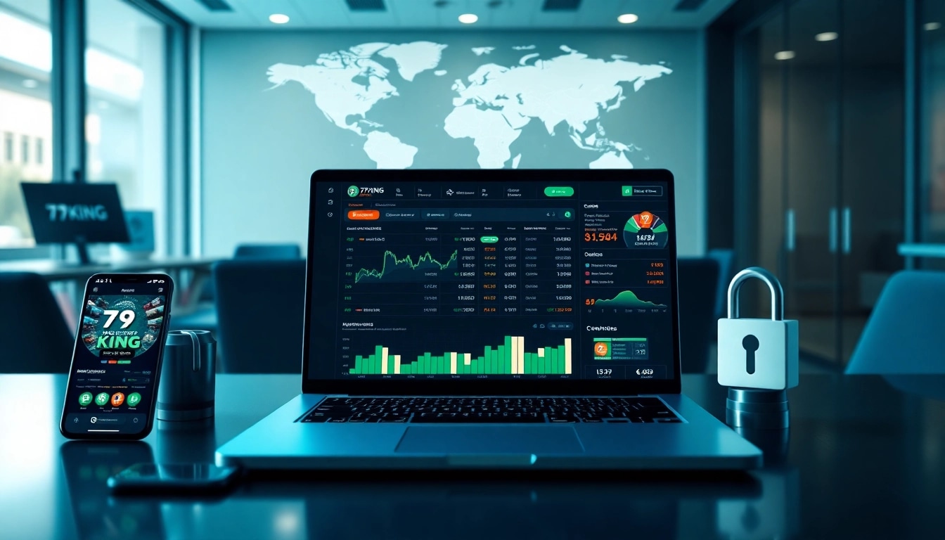 79king: modern betting dashboard on screen showcasing trusted online gambling insights
