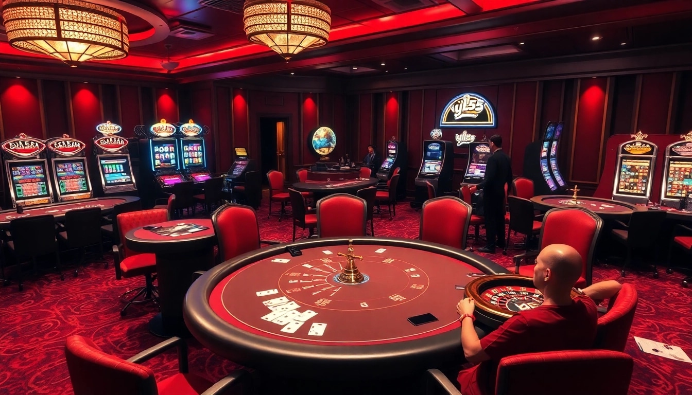 Experience the thrill of the jl55 club with exciting casino action at poker, roulette, and slots.