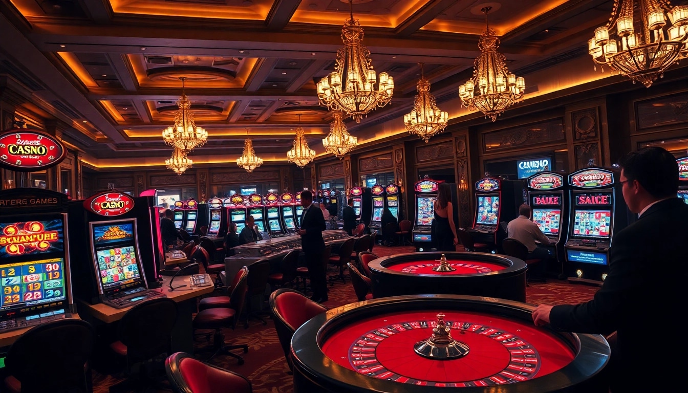 Menangkan permainan di kasino HALO189 dengan suasana mewah dan berbagai mesin slot yang menarik.