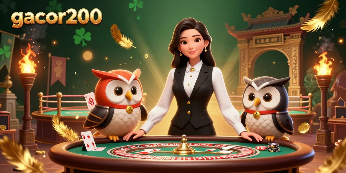 Experience thrilling gameplay at gacor200 with vibrant casino dealers and dynamic game elements.