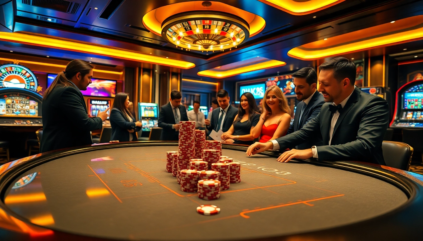 Experience thrilling gaming at xx88 with vibrant casino tables, expert dealers, and luxurious ambiance.