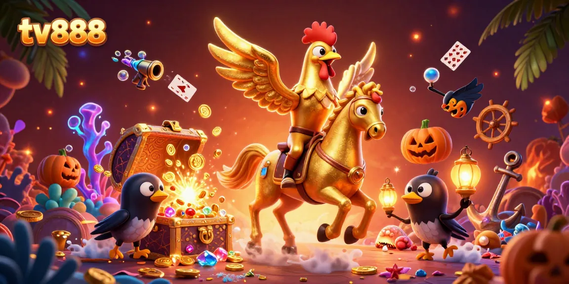 Experience thrilling gameplay at tv888 with a magical casino adventure featuring unique characters and vibrant elements.