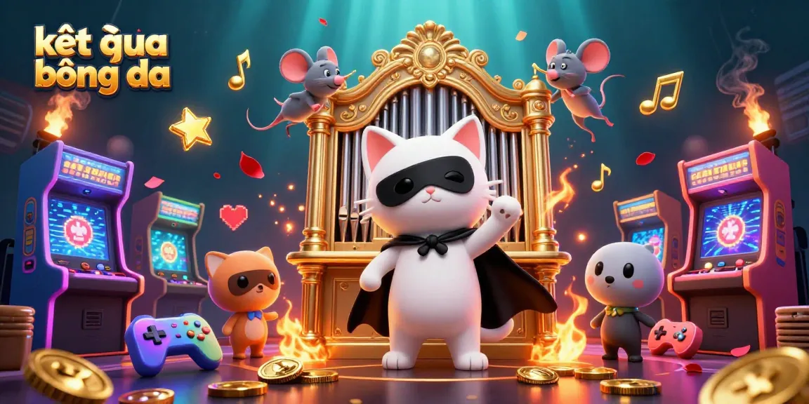 Bet on kết quả bóng đá with thrilling 3D casino visuals featuring unique characters and vibrant game elements.
