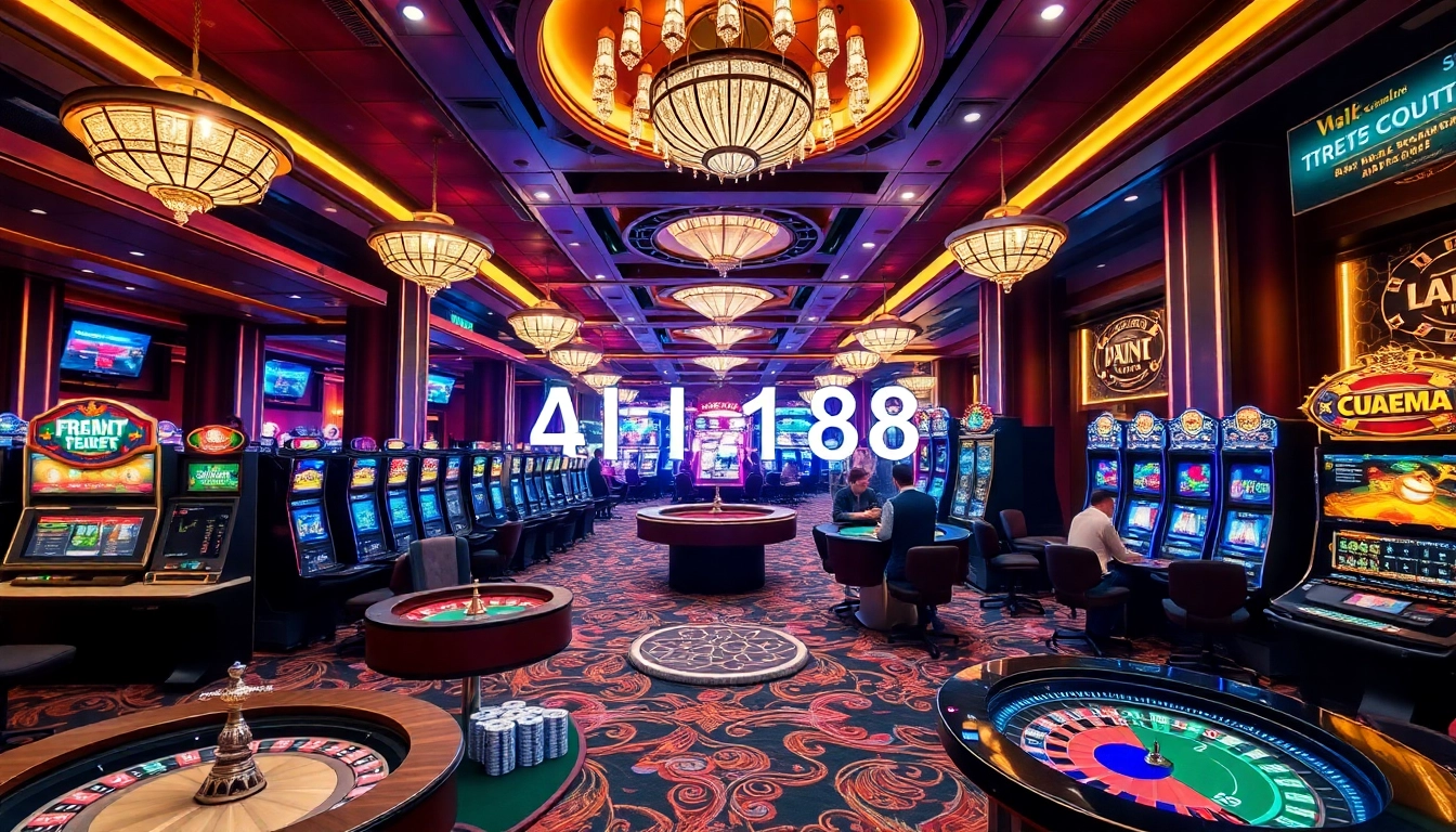 situs apiraja88 players enjoying a thrilling gambling experience in a glamorous casino environment