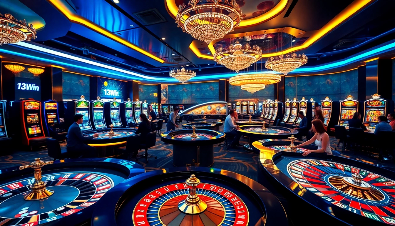 Experience the thrill of online gambling at 13Win with vibrant gaming options.