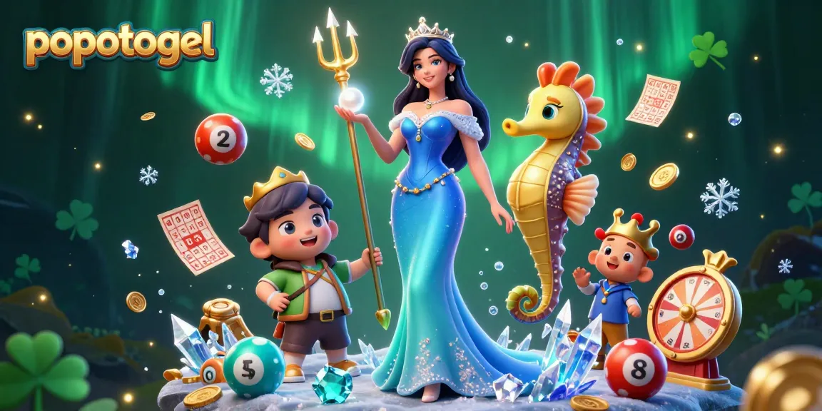 Engage with popotogel using exciting lottery elements and a dynamic underwater scene.