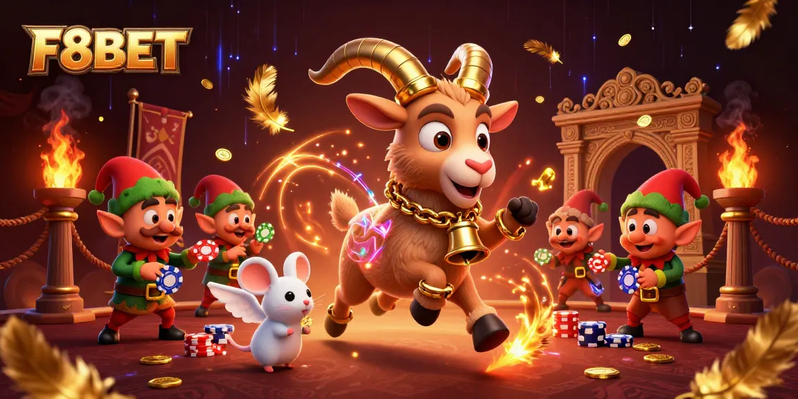 Join the festive chaos at F8BET's unique casino, featuring captivating characters and thrilling action!