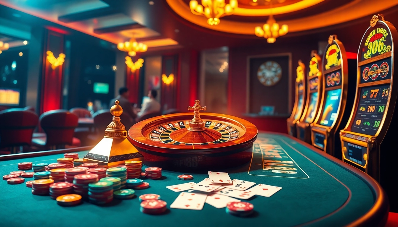 Experience a thrilling casino atmosphere with https://for88.kim/ showcasing vibrant roulette and poker action.