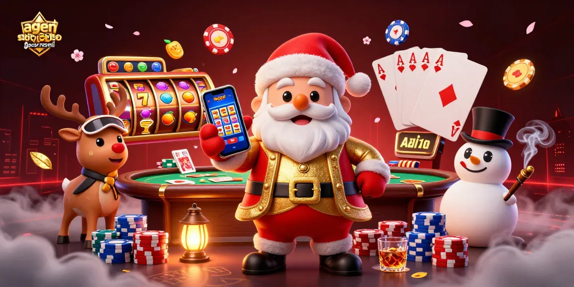 Experience excitement with agen slot gacor resmi as Santa wins big on jackpot slots