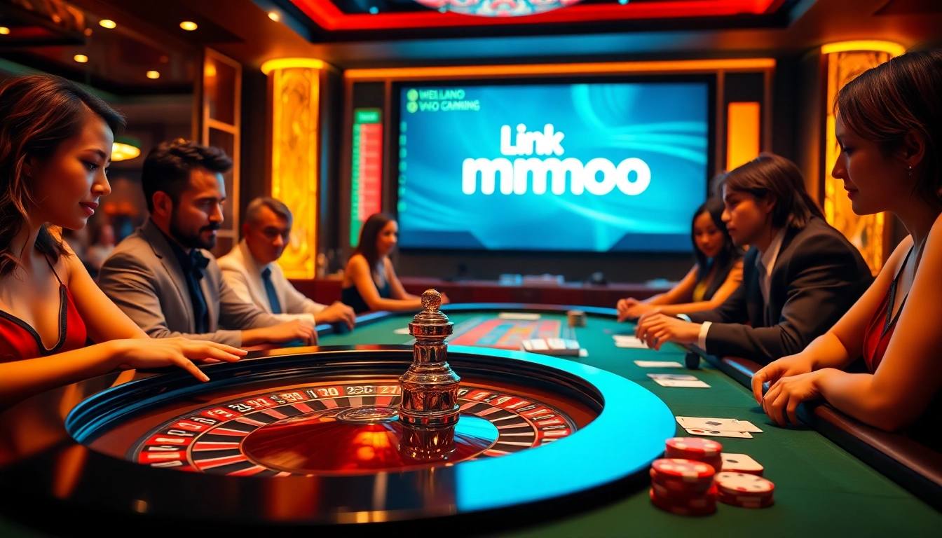 Link vào mmoo thriving at a premium casino with engaging games and vibrant ambiance.