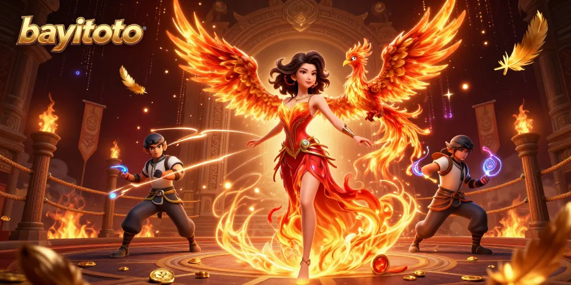 Engage with bayitoto's vibrant casino atmosphere, featuring slot treasures and fiery characters.