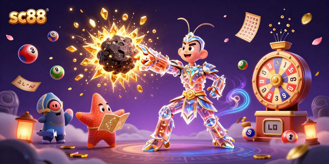 Engage in the vibrant world of sc88 with galactic characters amidst exploding jackpots.