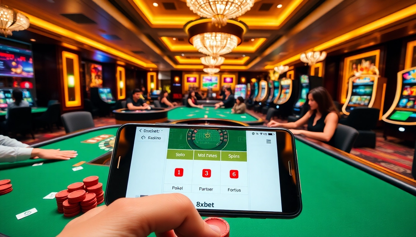 Experience luxury gaming at 8xbet tải with vibrant slot machines and engaging poker action.