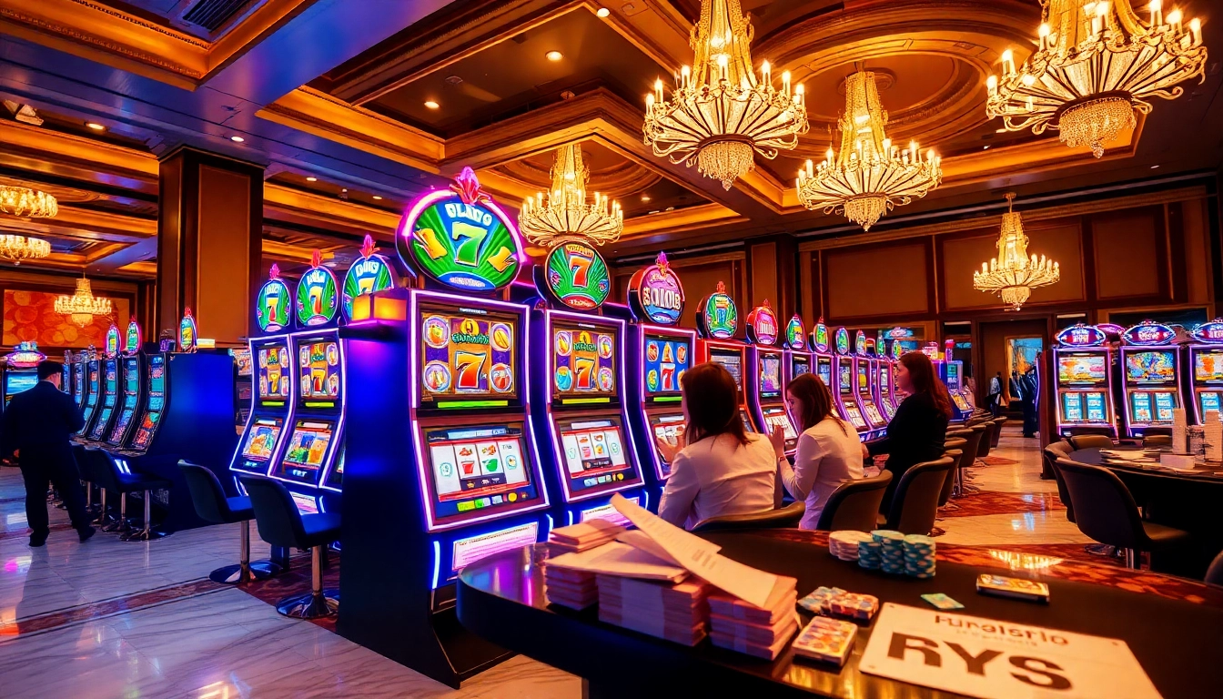 Players enjoying the exciting slot machines at KTPJITU, where jackpots are easily accessible.
