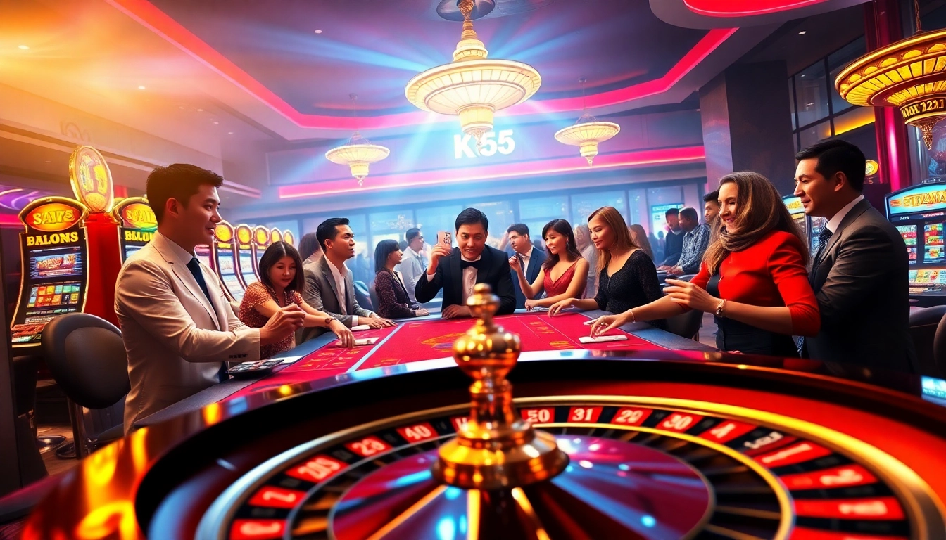 Experience the thrill of winning at KK55.com with vibrant casino games and betting excitement.