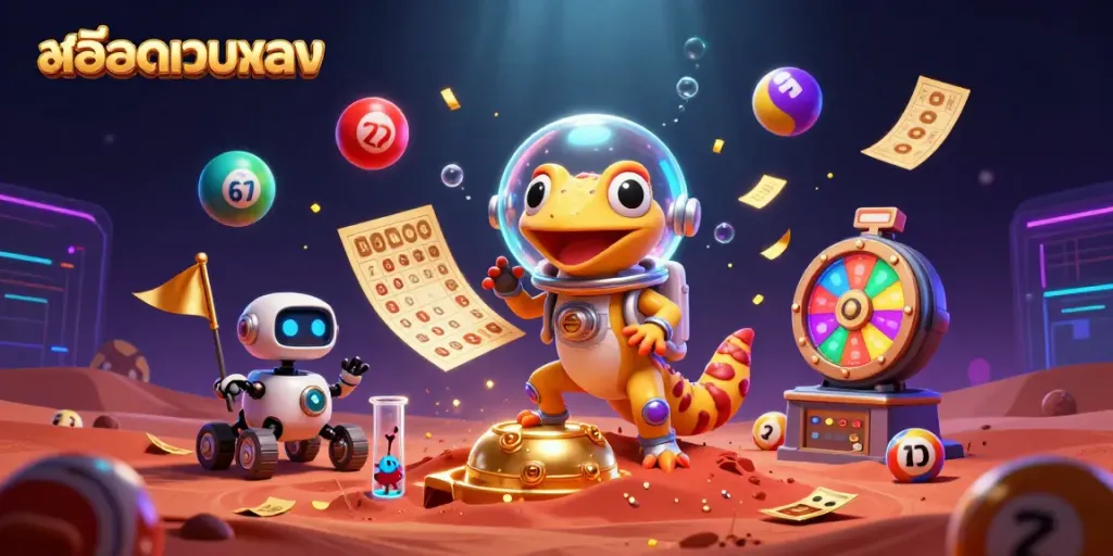 การค้นหาคาสิโนทองคำของสล็อตเว็บตรงในภาพการ์ตูน 3 มิติ