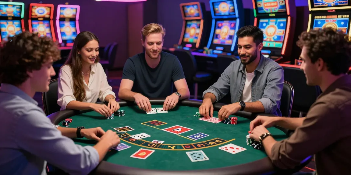Engaged players at credit card casinos at https://being-there.org.uk enjoying a vibrant online gaming experience.
