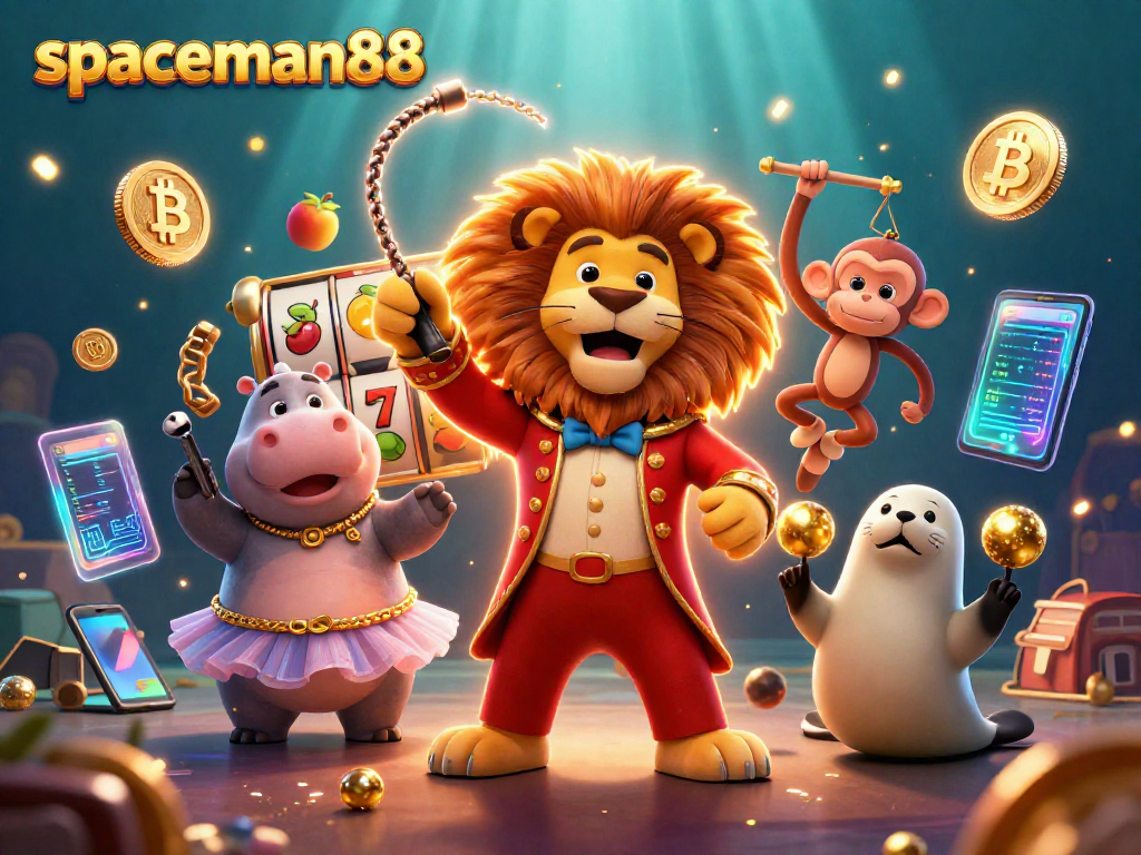 Experience winning spins with spaceman88 in a vibrant slot scene featuring dynamic game elements.