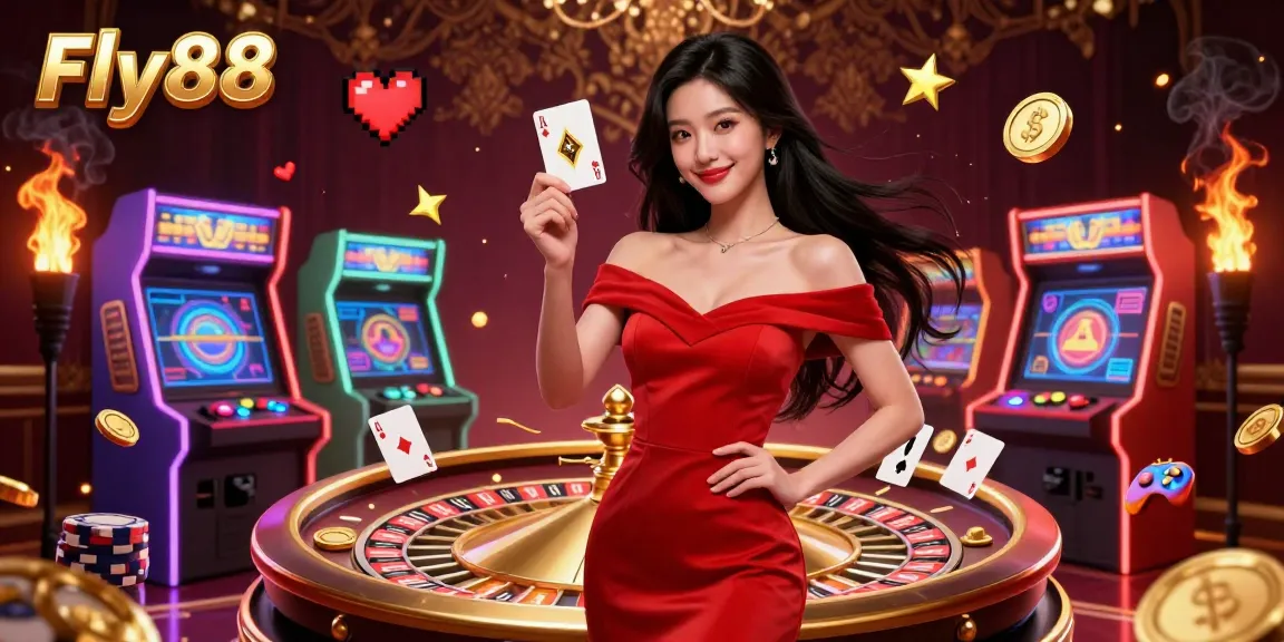 Experience the thrill of Fly88's online casino with engaging gameplay and luxurious visual elements.