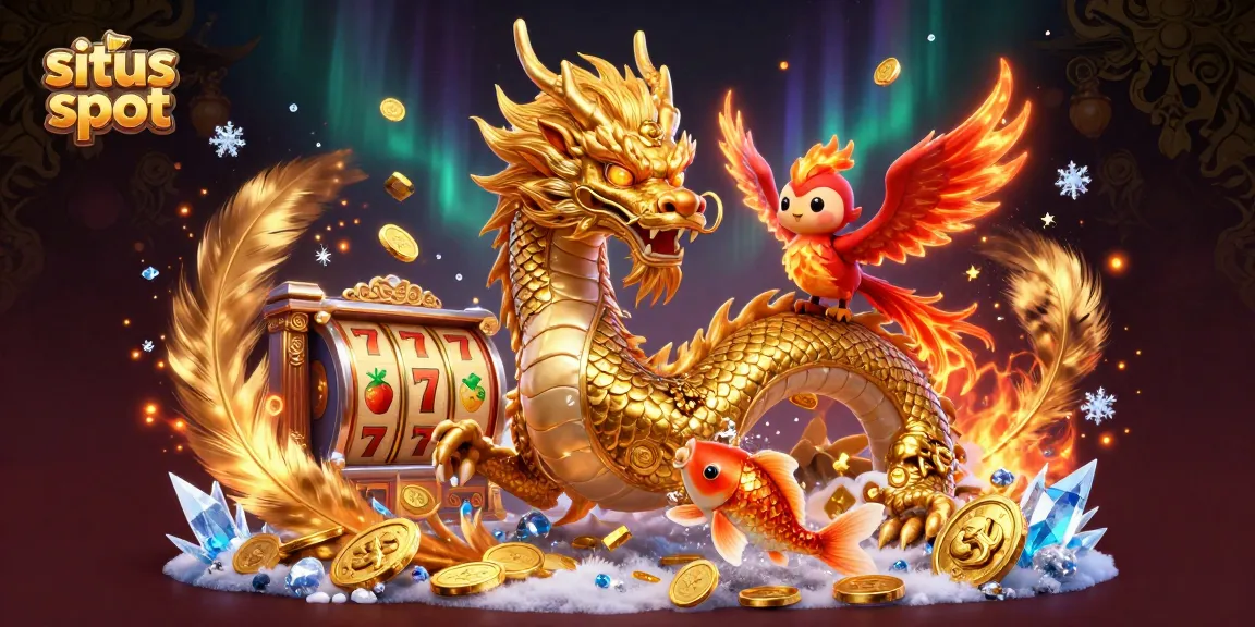 Menangkan jackpot di situs slot yang dipenuhi simbol keberuntungan dan atmosfer kasino yang memukau