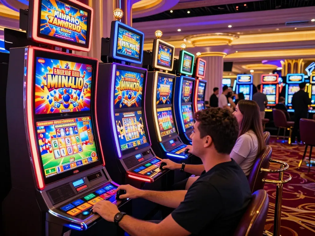 Engaging players at colorful casino slots, maximizing chances on link slot machines