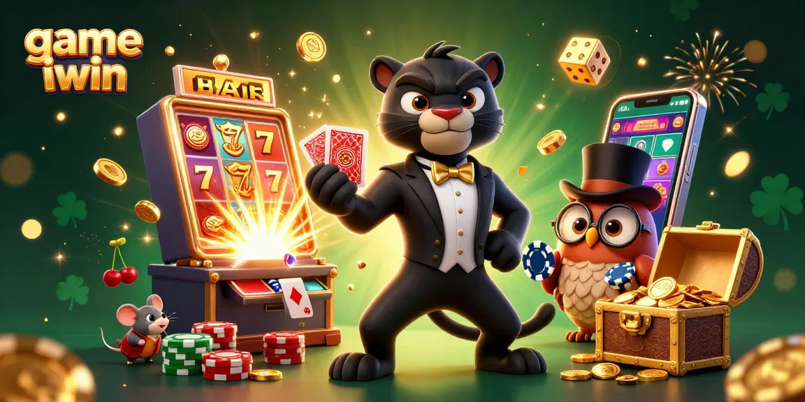 Engage in thrilling gaming with game iwin in this vibrant casino scene featuring dynamic characters.