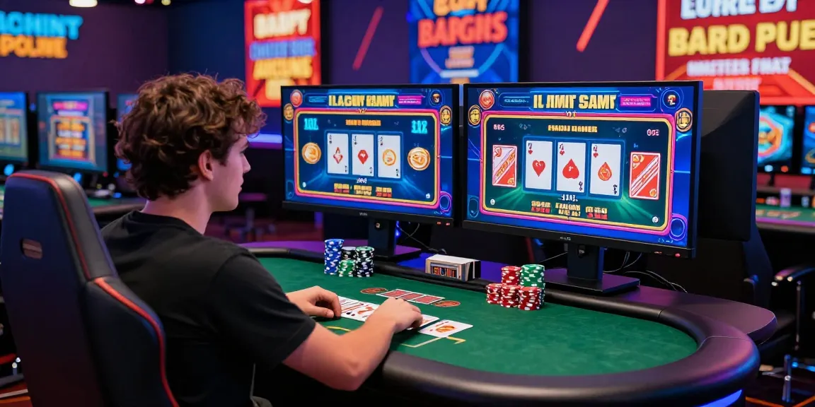 Engaging scene of online casino player enjoying immersive games at brcs.co.uk, showcasing vibrant graphics and promotions.