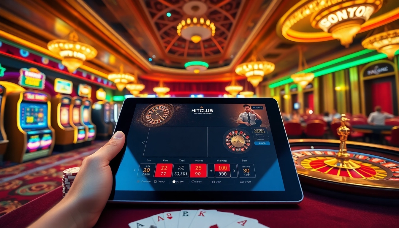 Experience the thrill of downloading tải hitclub in a lavish casino setting with engaging games.