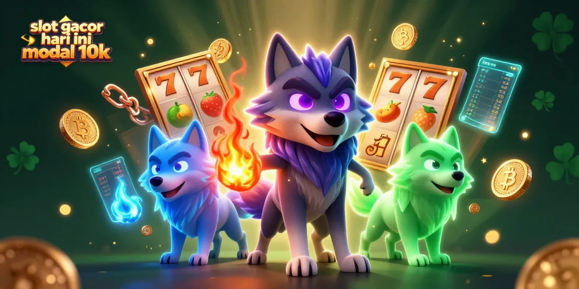 Experience thrilling gameplay with slot gacor hari ini modal 10k, featuring captivating wolves and exciting game elements.