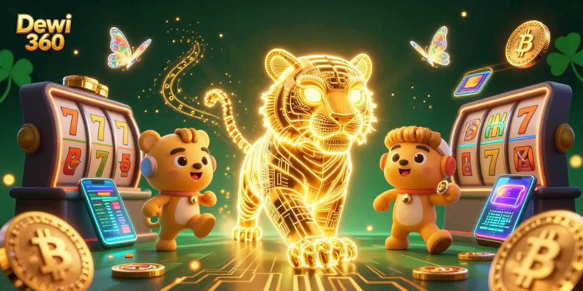 Dewi 360 mempersembahkan slot terbaik dengan jackpot, dipenuhi koin Bitcoin dan Ethereum bersinar.