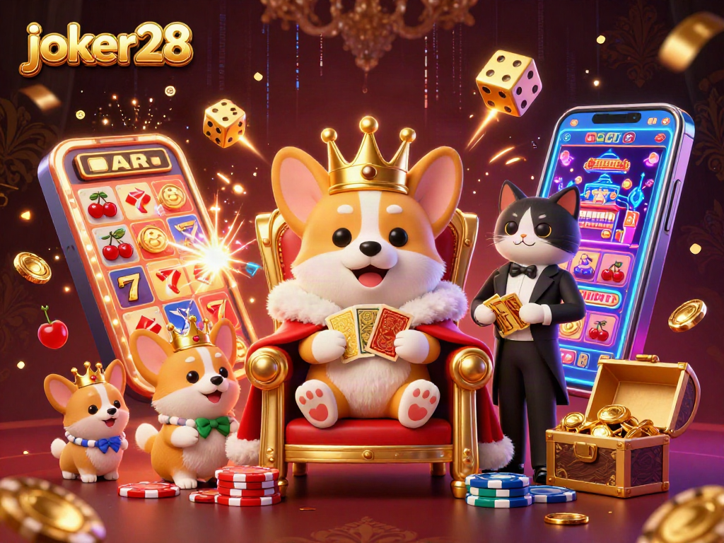 Hasilkan kemenangan besar di joker28 dengan raja corgi dan mesin slot yang meledak