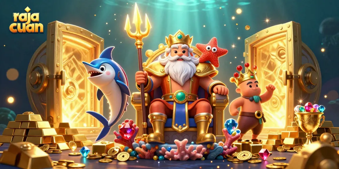Raja Cuan menghadirkan keseruan judi slot gacor dengan suasana bawah laut yang kaya