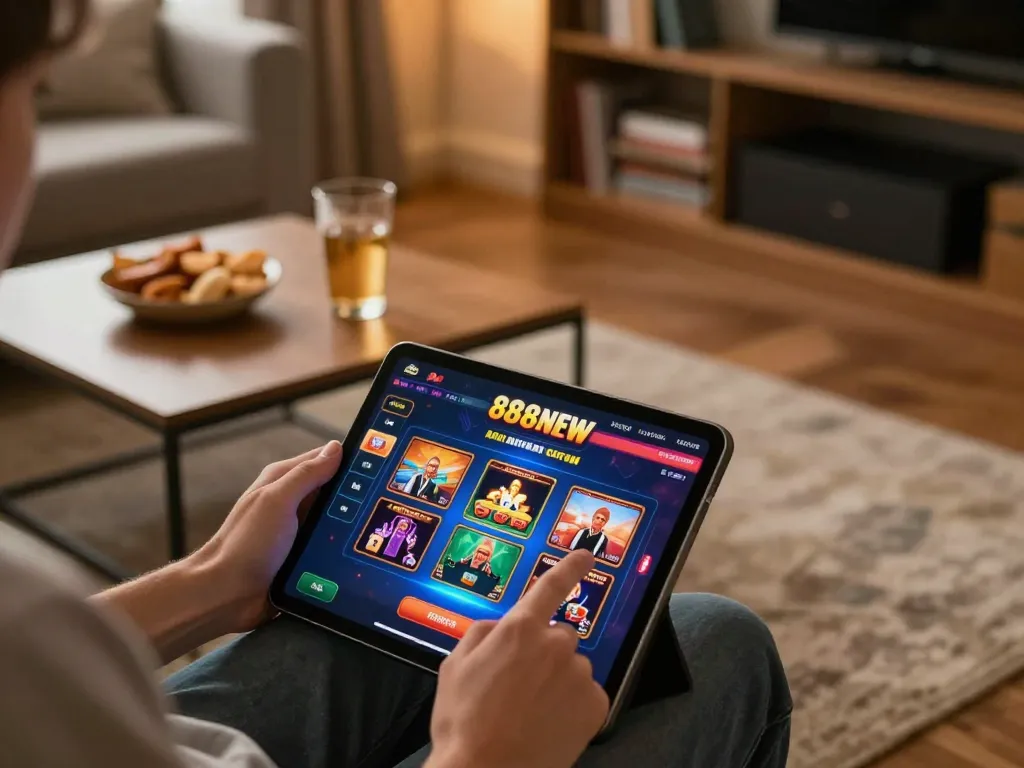 1120329 interactive gaming session on 888NEW platform showcasing user-friendly interface and casual environment