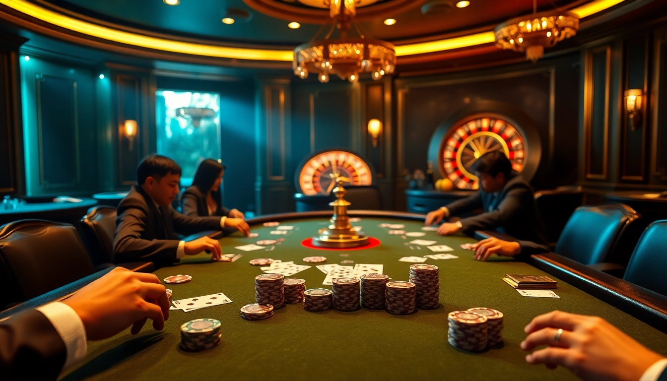 Experience high-stakes poker at https://rr88.auction/ with intense players and luxury casino atmosphere.