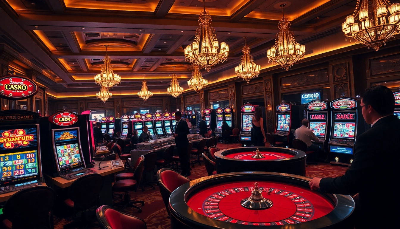 Menangkan permainan di kasino HALO189 dengan suasana mewah dan berbagai mesin slot yang menarik.