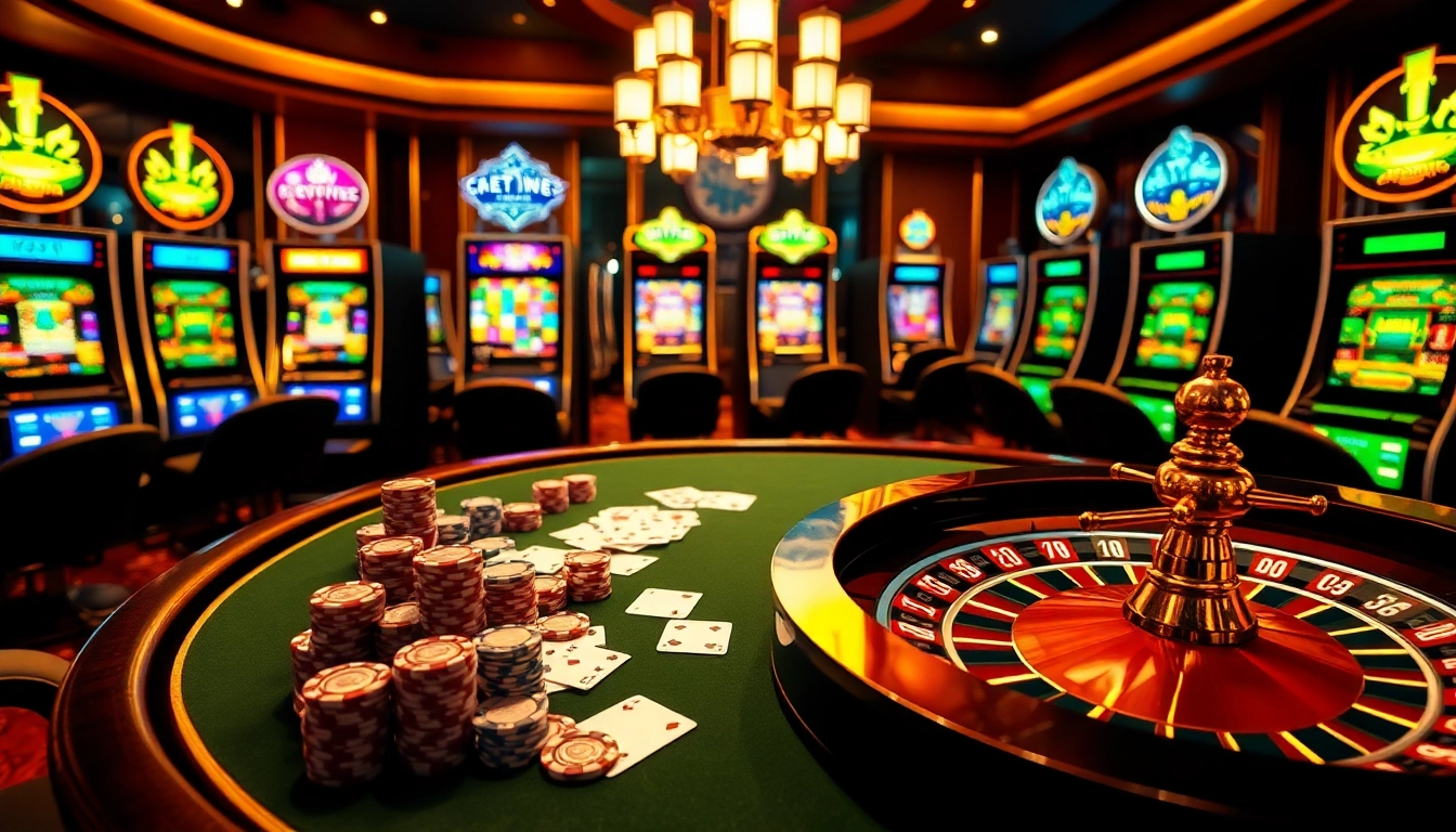 Engage in thrilling poker gameplay with 32win casino, showcasing vibrant chips and cards.