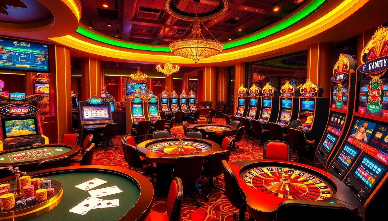 Experience thrilling casino games at 8day with vibrant tables and exciting slot machines.