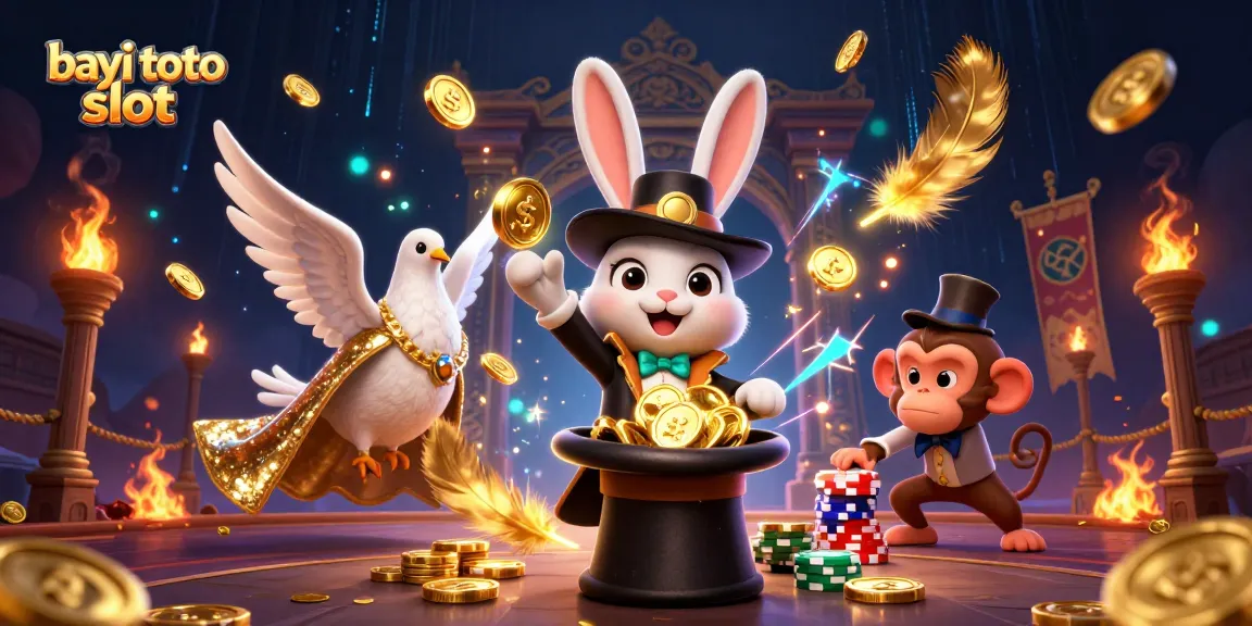 Experience exciting gameplay with bayi toto slot as the magician rabbit conjures coins and thrills.