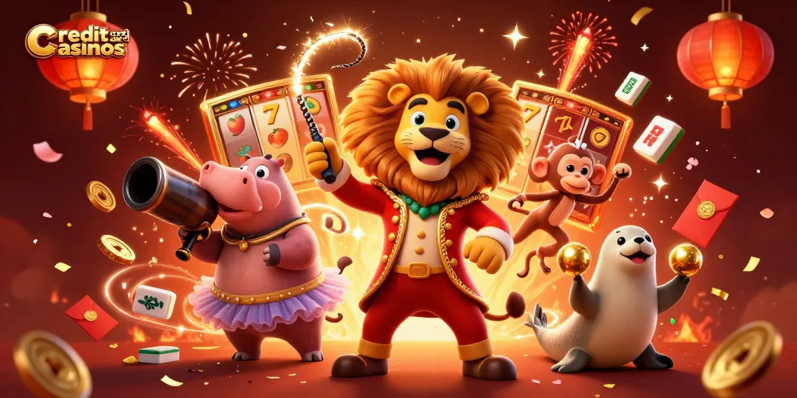 Experience the thrill of credit card casinos with vibrant characters and dynamic gaming elements.