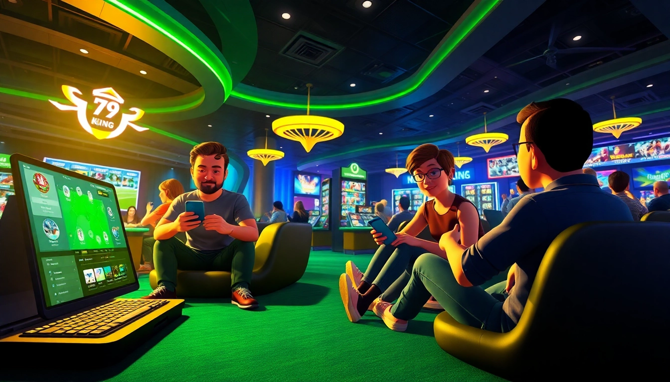 Experimenta el dinámico juego en línea en 79king con una interfaz atractiva y una atmósfera interactiva.