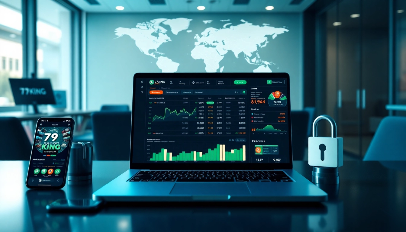 79king: modern betting dashboard on screen showcasing trusted online gambling insights