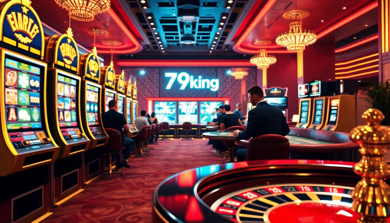 Experience thrilling gameplay at 79king casino with vibrant slots and engaging poker tables.