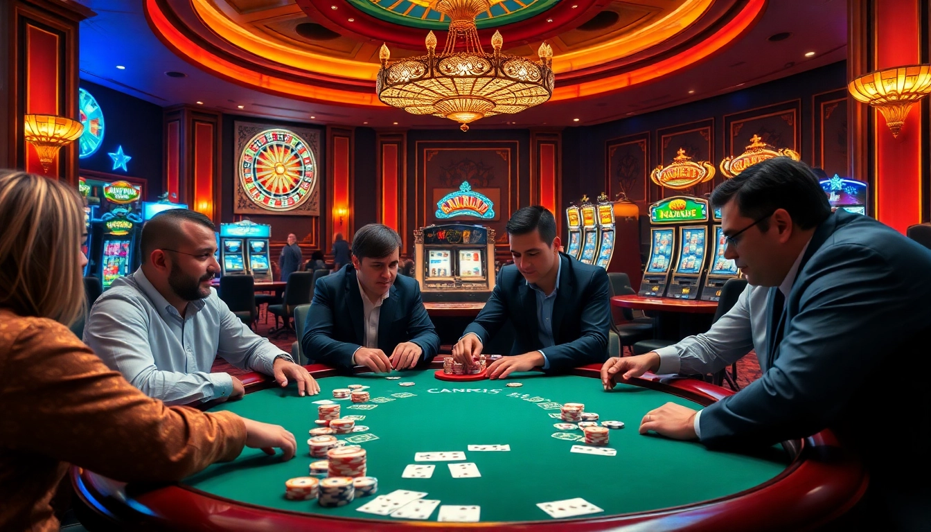 Experience exciting gameplay at the casino with stunning visuals of https://kingarthurcafe.com/menu featuring poker chips and vibrant gaming tables.
