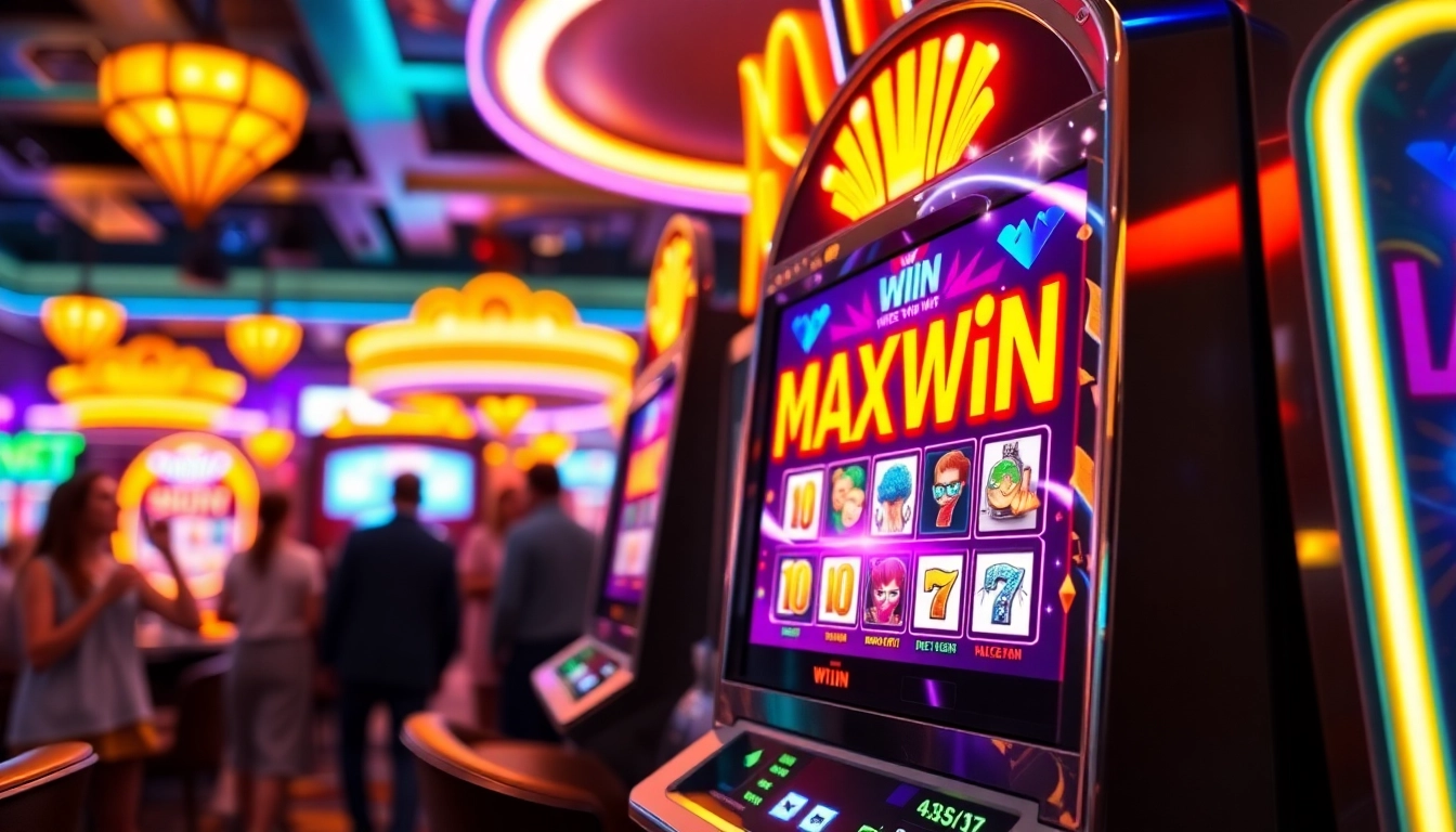 Mendapatkan slot maxwin pada mesin slot yang terinspirasi dari suasana kasino yang ceria.