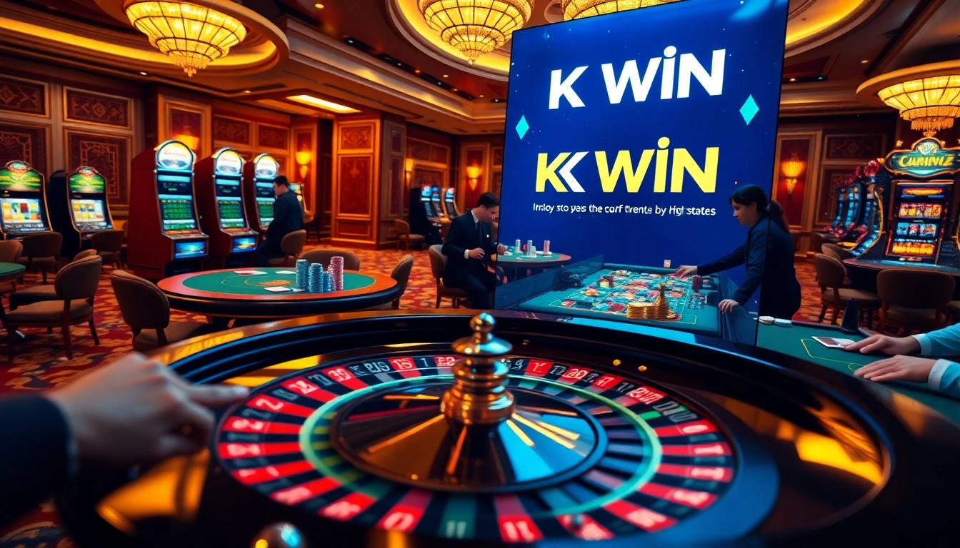 Experience thrilling gameplay at KK WIN casino with vibrant tables and dynamic betting action.