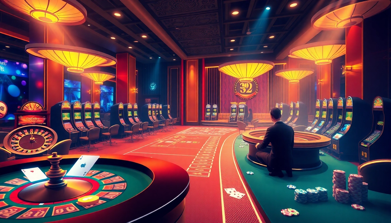 Experience the excitement of online gaming at Trang chủ Thabet with engaging casino visuals.