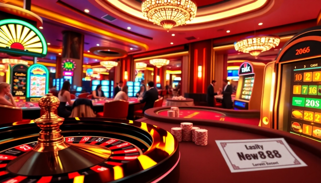Players placing bets at a casino table while enjoying their gambling experience with new888 games.