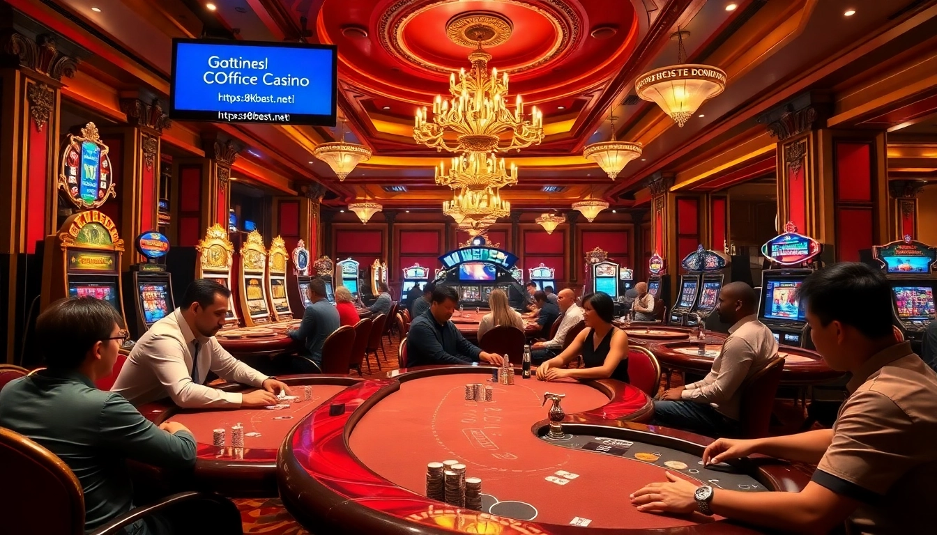 Experience the excitement of gambling at https://8kbest.net/, showcasing vibrant tables and thrilling gameplay.
