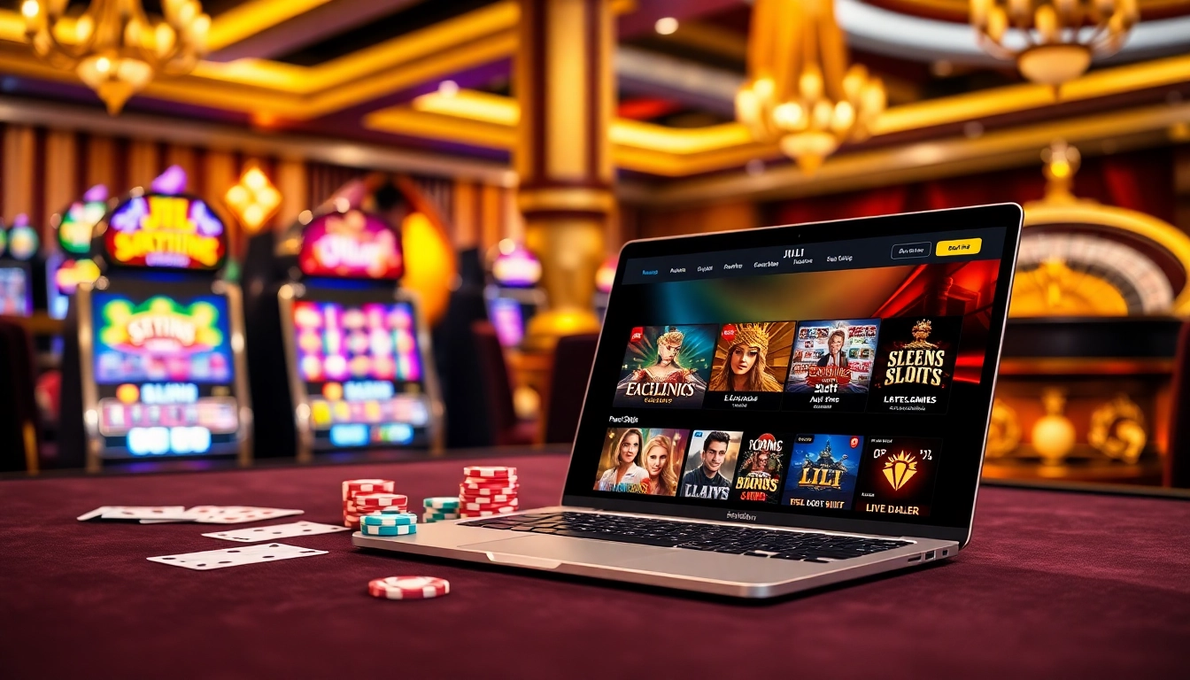 Engaging with JILI's thrilling online casino games at a vibrant gambling table.